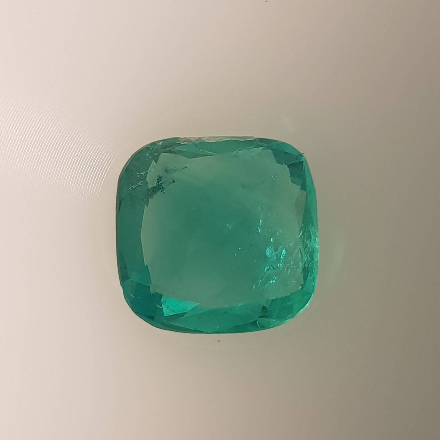 1.0 Carats Colombian Emerald Cushion