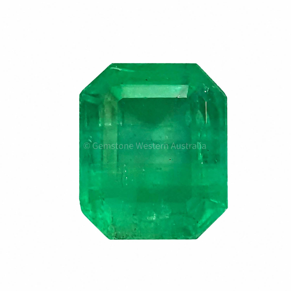 6.10 ct natural Colombian emerald, emerald cut loose gemstone
