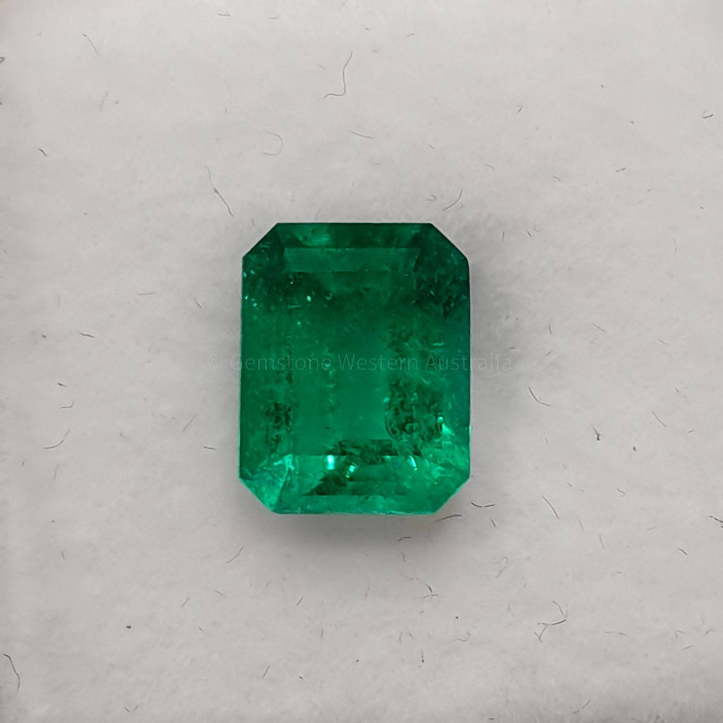 1.90 ct Natural Colombian Emerald Loose Gemstone Emerald Cut