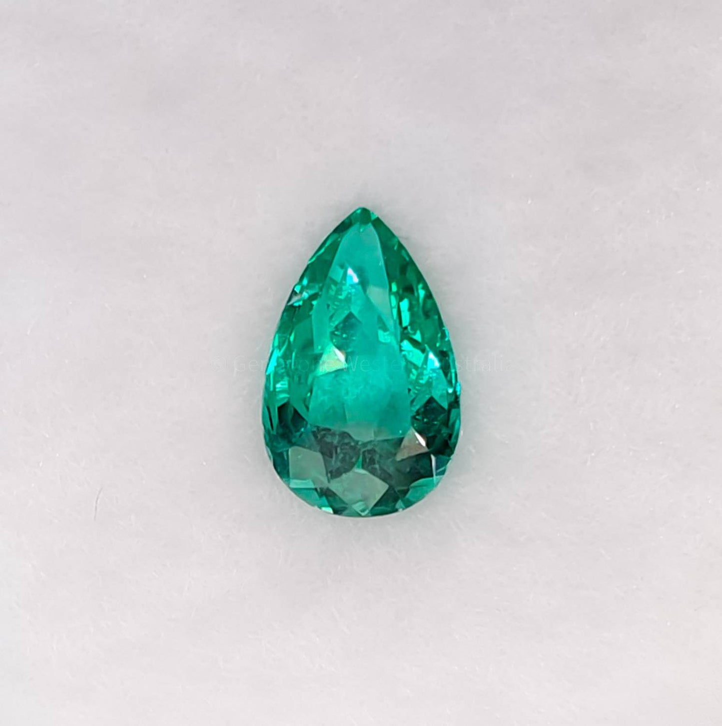 0.48 ct Natural Colombian Emerald Loose Gemstone Pear Cut