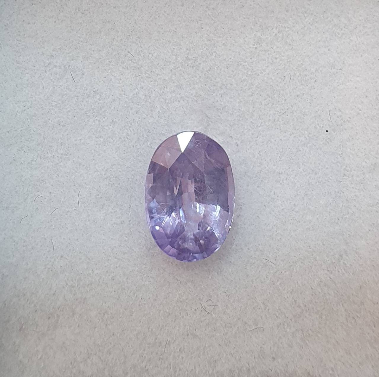 1.72 Ct Natural Violet Sapphire Loose Gemstone Oval Cut