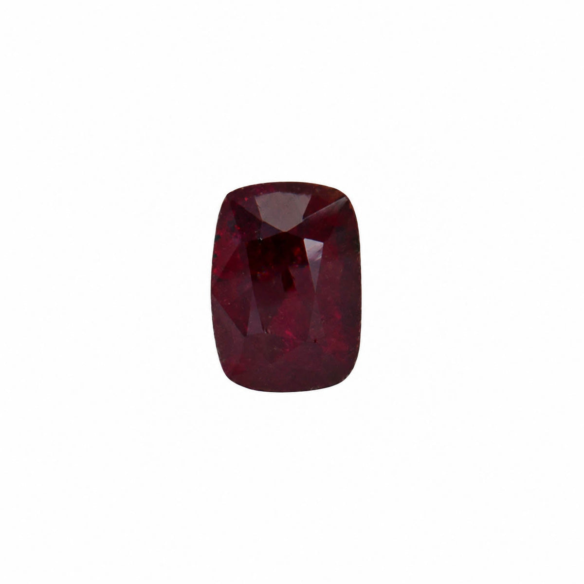 1.06 ct natural unheated ruby, cushion rectangular cut