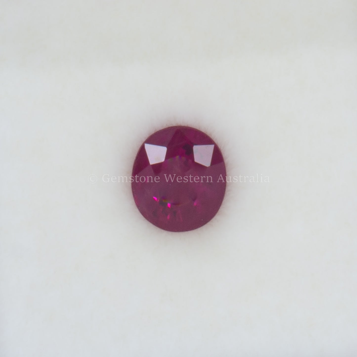 1.10 CT NATURAL RUBY - OVAL CUT