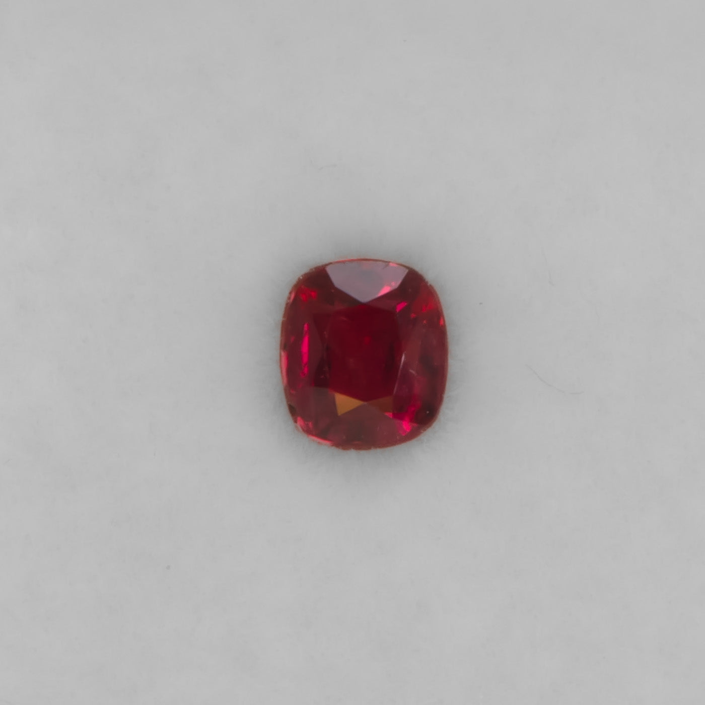 0.61 CT NATURAL UNHEATED RUBY - CUSHION CUT