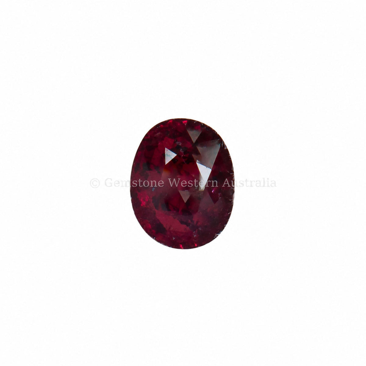 0.83 ct natural unheated ruby, oval cut loose gemstone