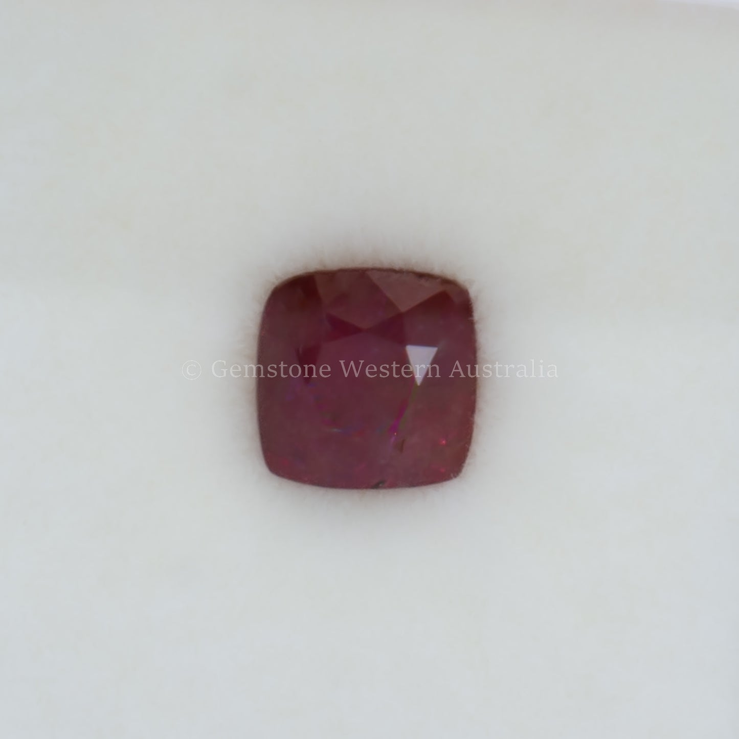 1.24 Ct Natural Unheated Ruby - Cushion Cut
