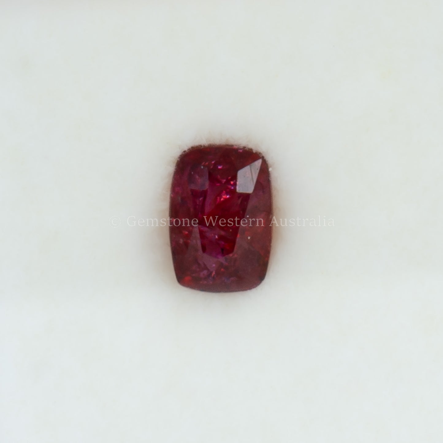 Natural Unheated Ruby - Rectangular Cushion Cut
