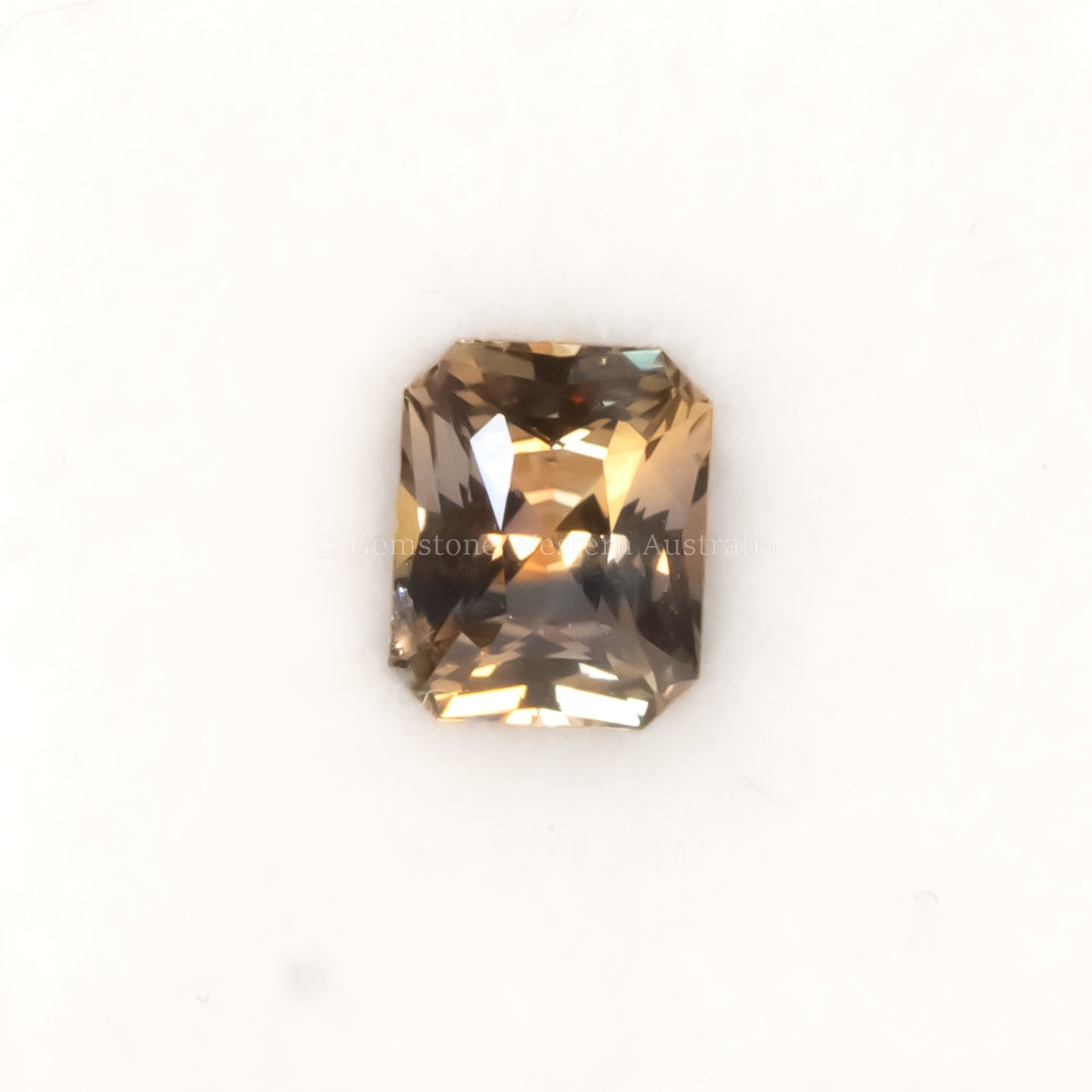 1.12 CT NATURAL UNHEATED BROWNISH-BLUE-GRAY SAPPHIRE - OCTAGONAL FANCY CUT