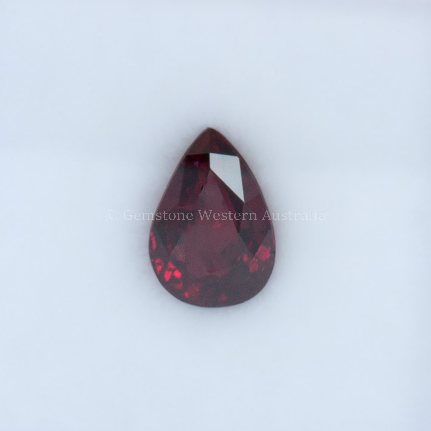1.52 CT NATURAL UNHEATED RUBY - PEAR CUT