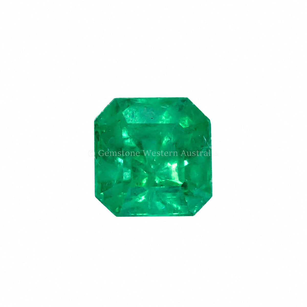 2.03 ct natural Colombian emerald, emerald cut loose gemstone