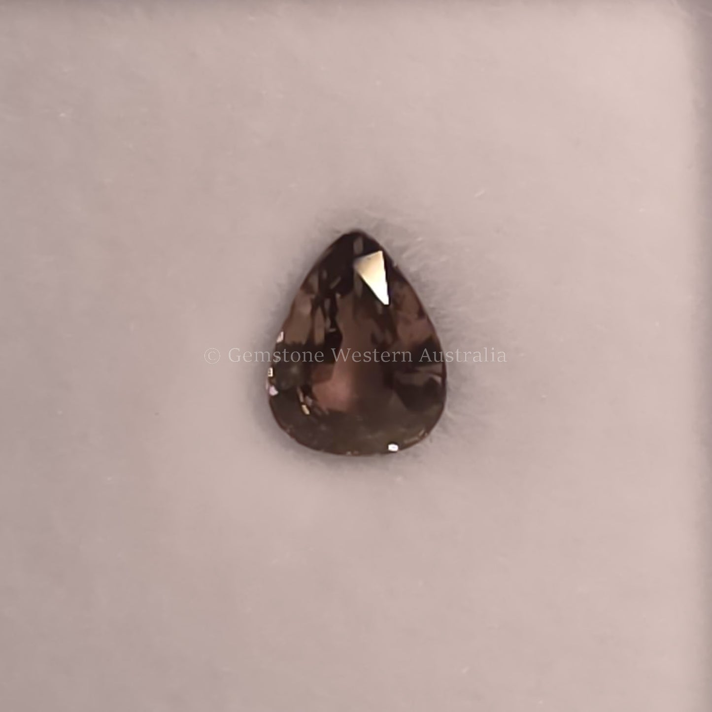 0.63 CT NATURAL ALEXANDRITE - PEAR CUT