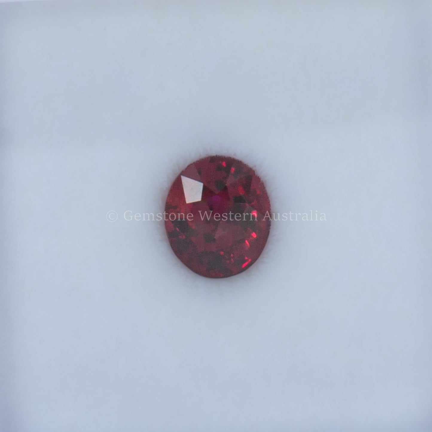 1.02 CT NATURAL UNHEATED RUBY - OVAL CUT