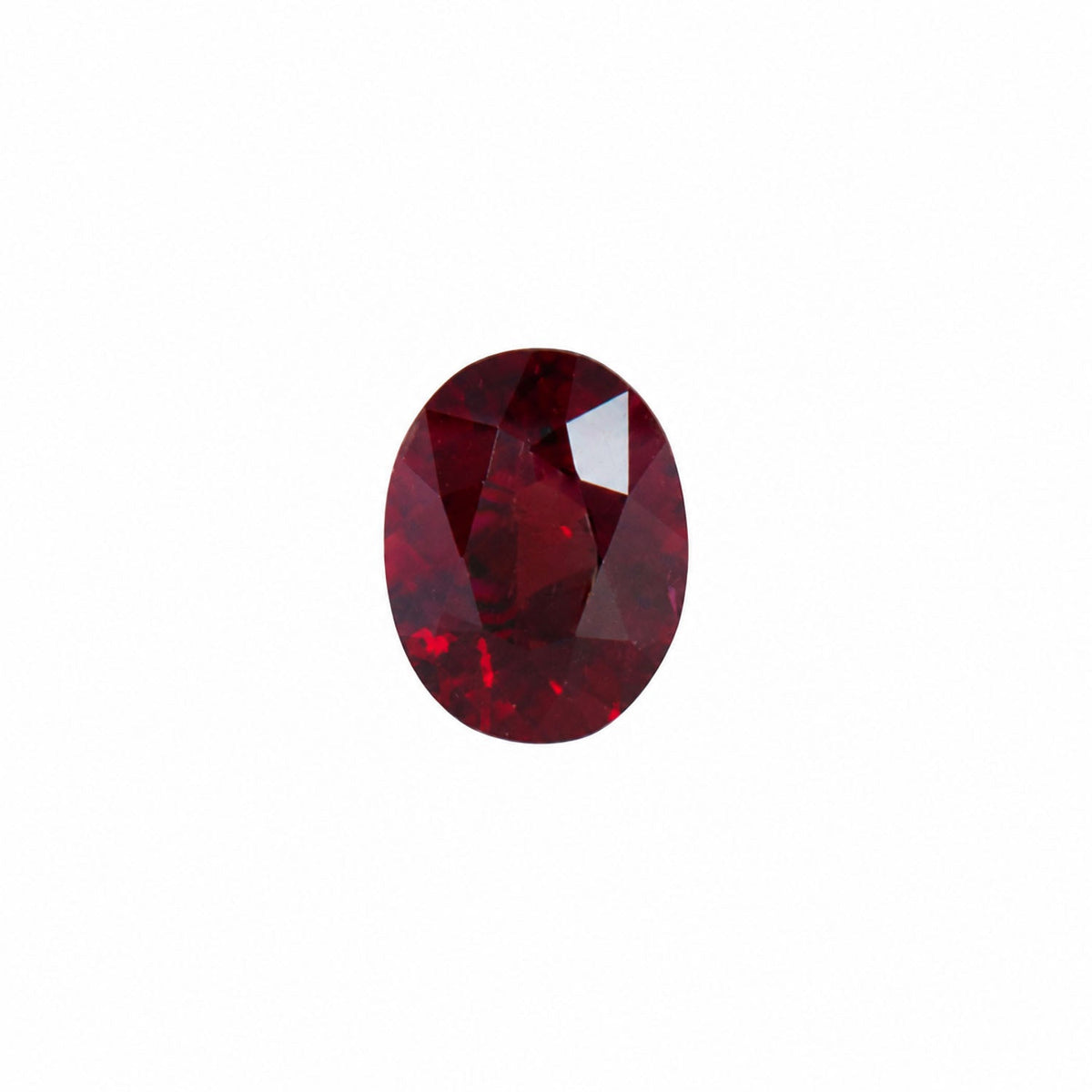 1.50 ct natural unheated ruby, oval cut loose gemstone