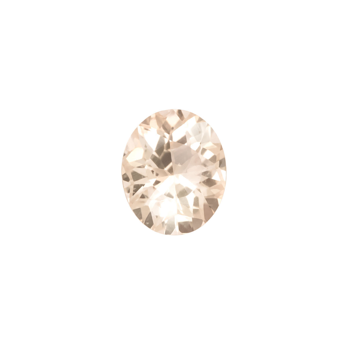0.82ct natural unheated yellow sapphire, oval precision cut