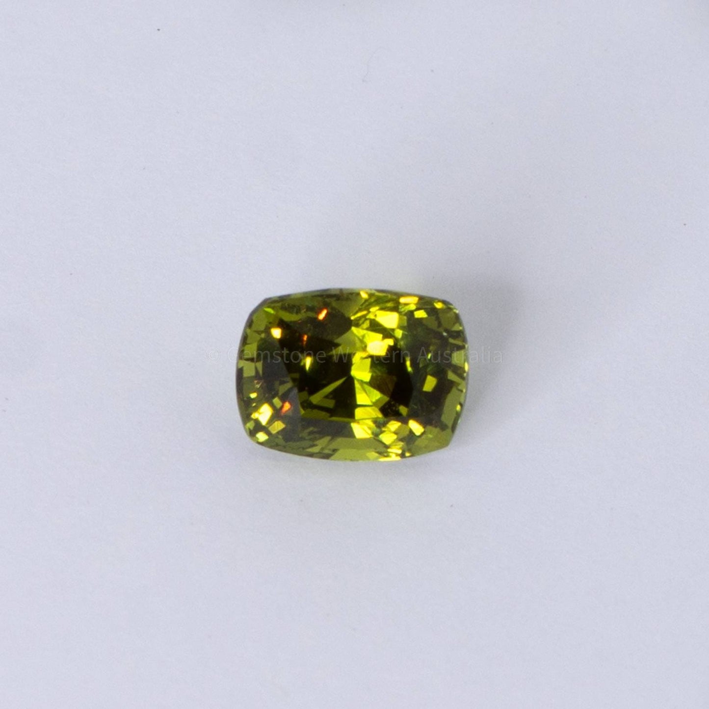 Natural Alexandrite Cushion Cut Ring - Natural Chrysoberyl
