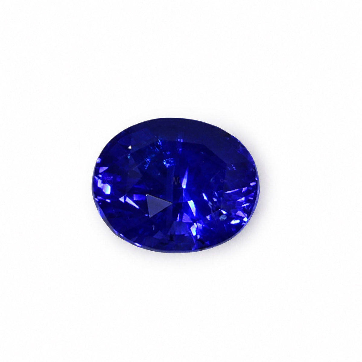 2.02 ct natural vivid royal blue sapphire, oval cut