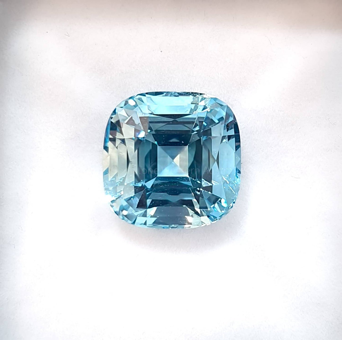 7.24 ct Natural Aquamarine Loose Gemstone Cushion Cut