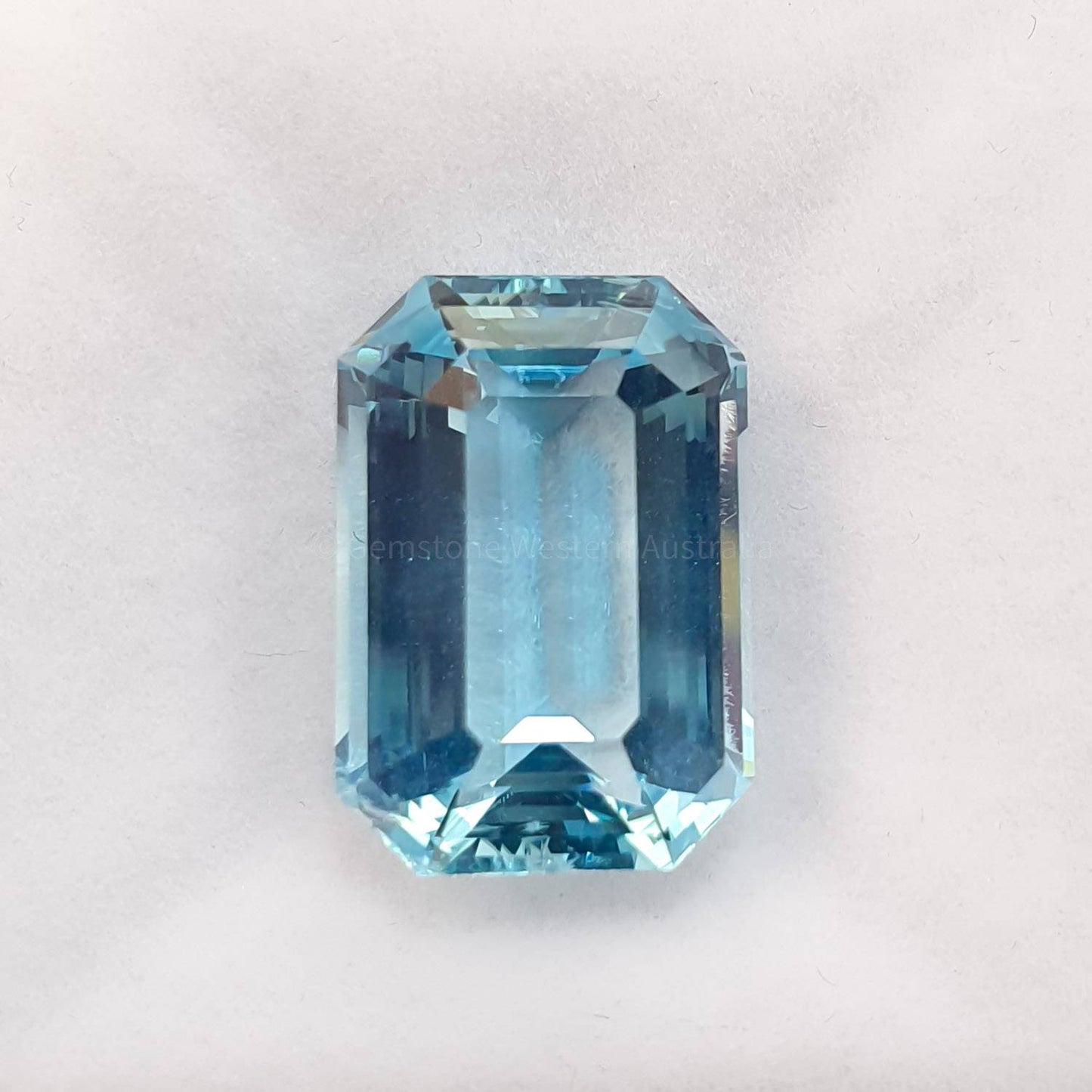 8.86 ct Natural Aquamarine Loose Gemstone Emerald Cut