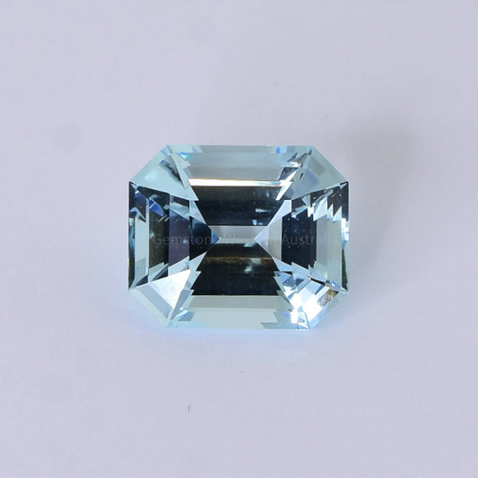 10.51 CT NATURAL AQUAMARINE RADIANT CUT
