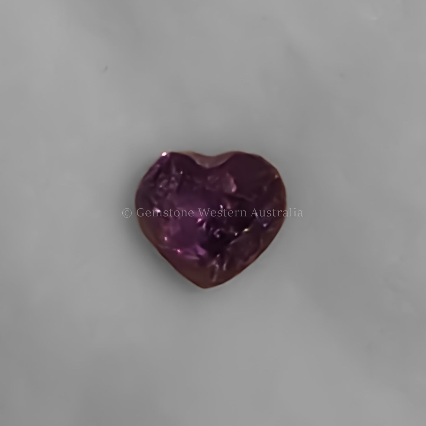 0.58 CT NATURAL ALEXANDRITE - HEART CUT