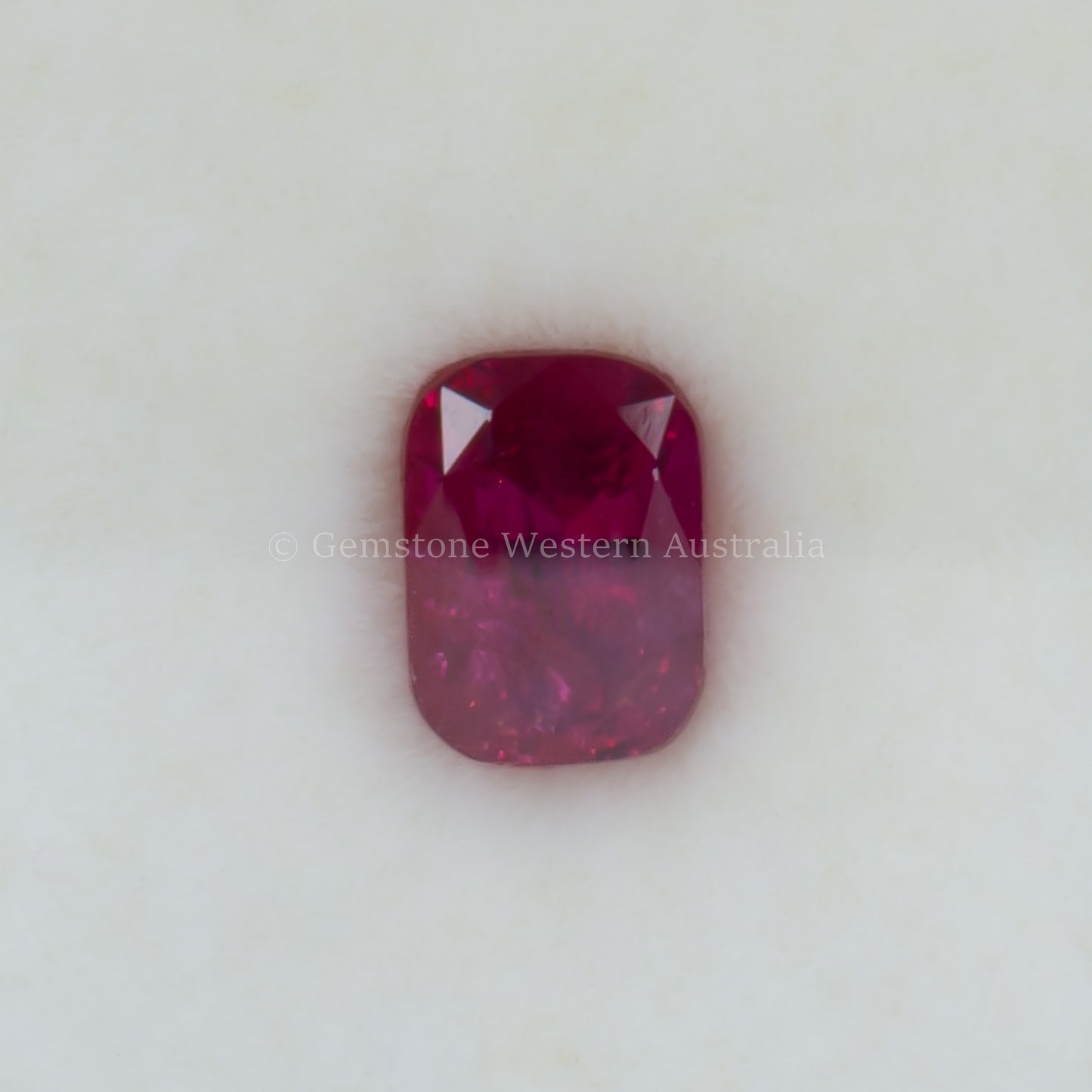 1.53 CT NATURAL UNHEATED RUBY - RECTANGULAR CUSHION CUT
