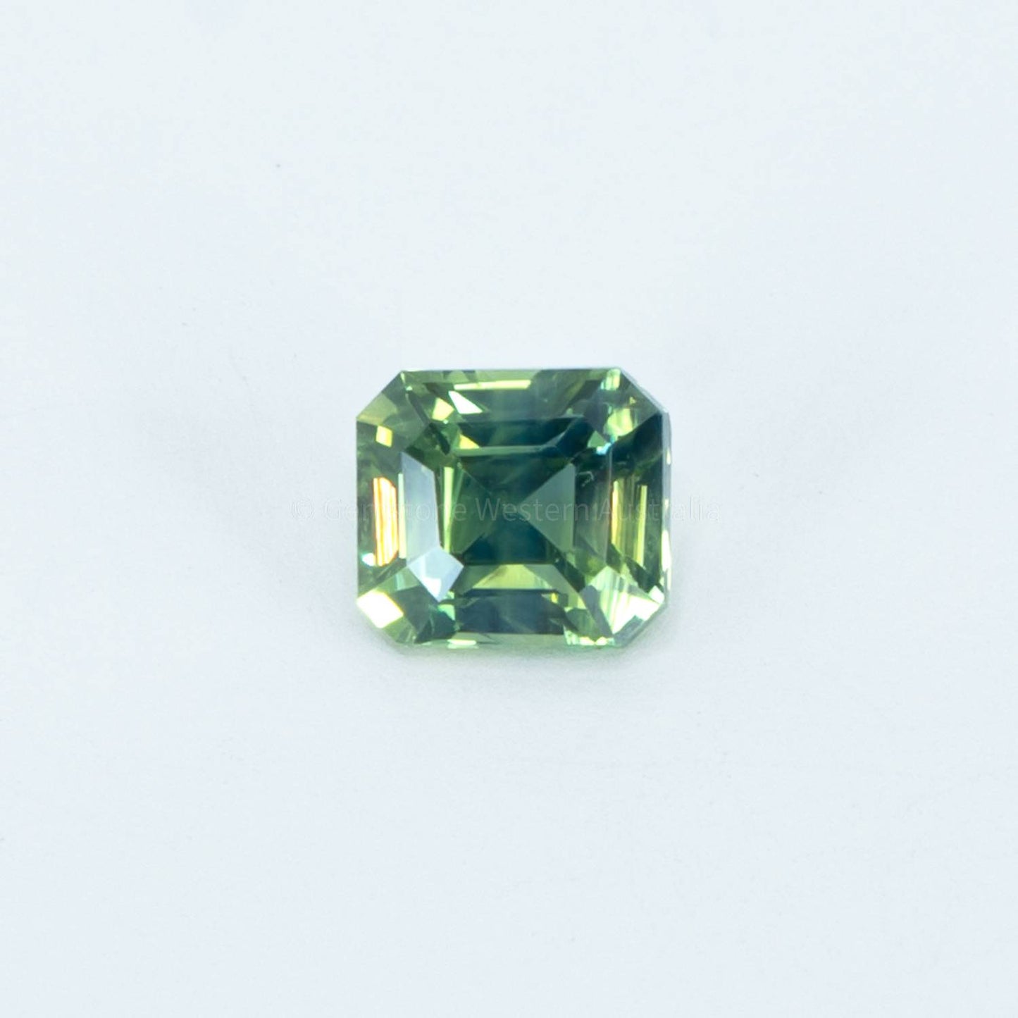 0.78 CT UNHEATED NATURAL TEAL  GREEN SAPPHIRE   CERTIFIED