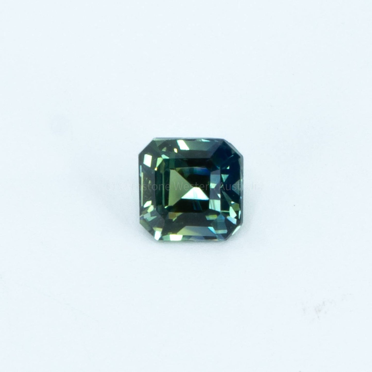 0.69 CT UNHEATED NATURAL TEAL  GREEN SAPPHIRE   CERTIFIED