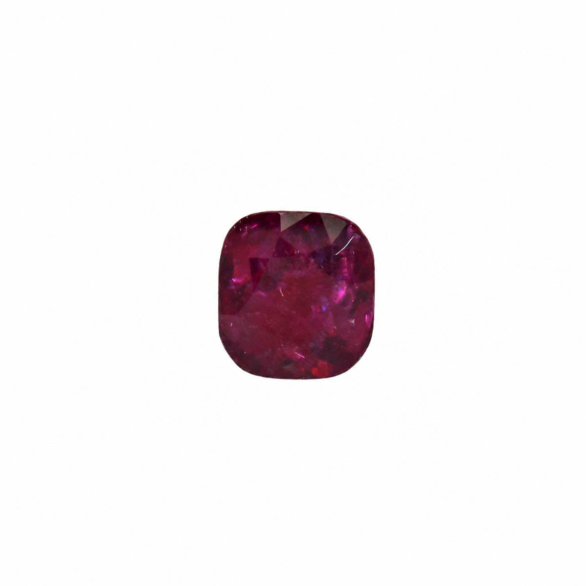 1.05 ct natural unheated ruby, cushion cut loose gemstone