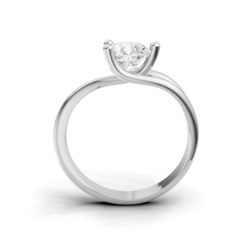 Celine Bypass Solitaire Ring