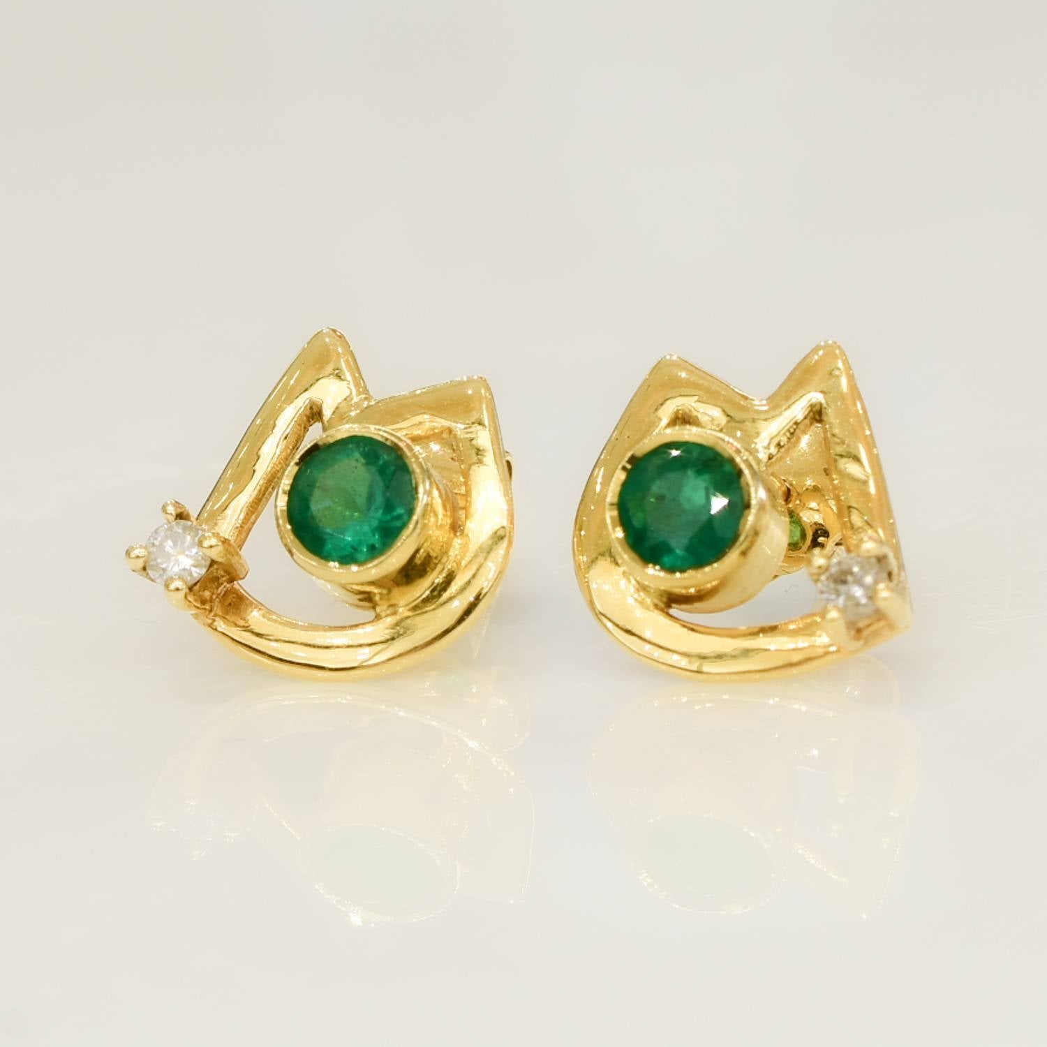 diamond stud earrings