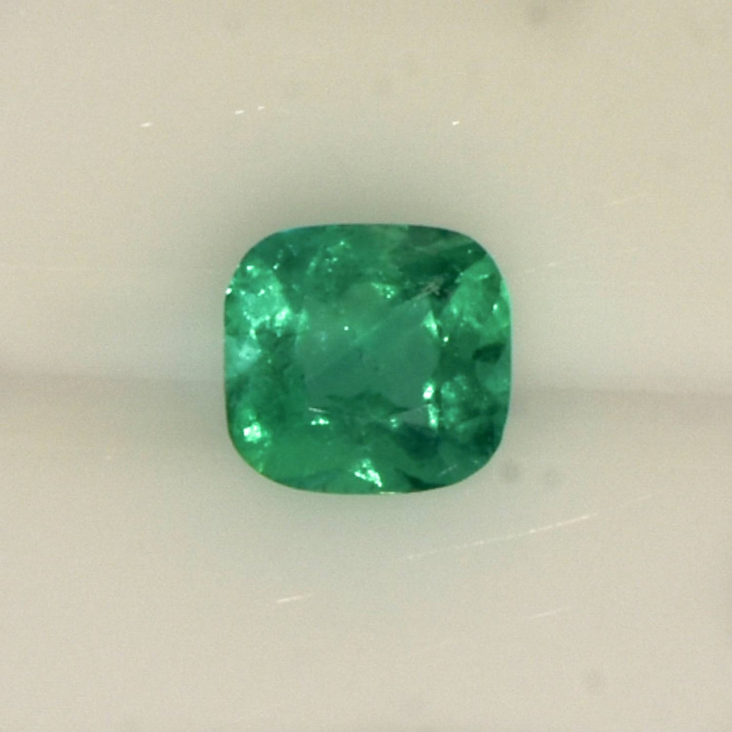 0.99 Carat Cushion Colombian Emerald Loose Gemstone