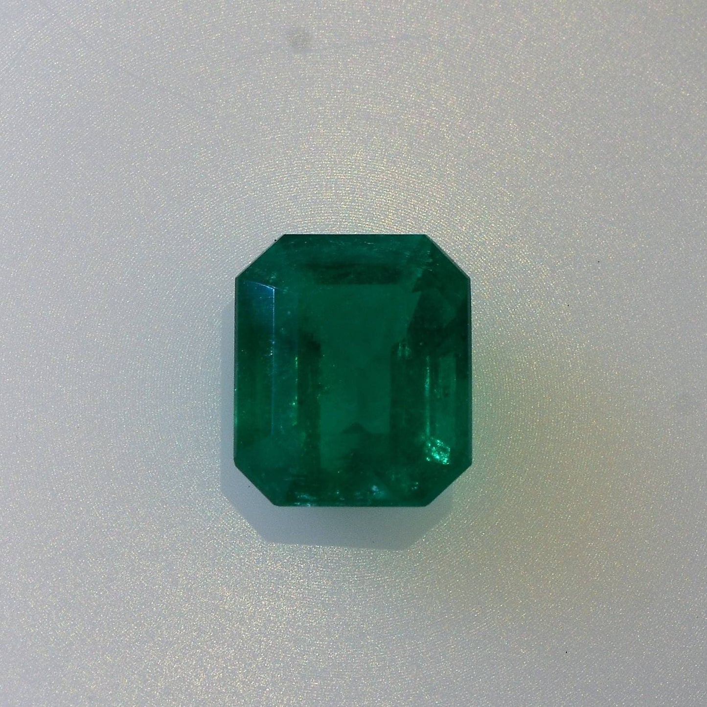 1.5 Carat Emerald Cut Colombian Emerald Loose Gemstone