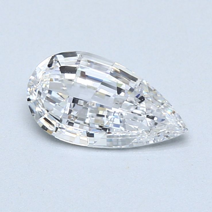 0.91 Carat D-VVS2 Pear Cut Diamond