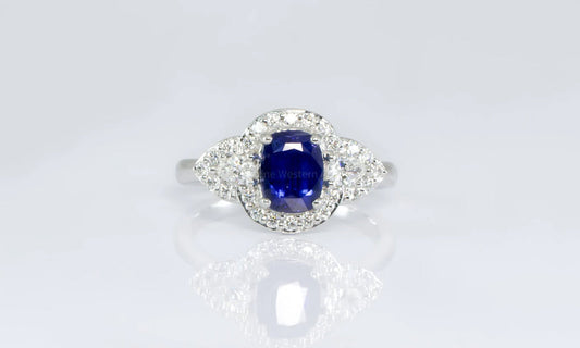 Blue Sapphire Diamond Ring vs Traditional Diamond Ring: Which Is Better?