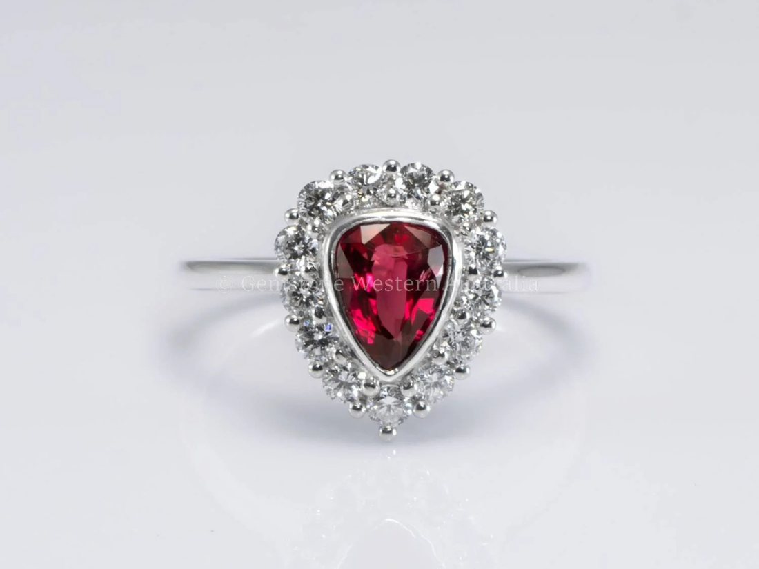 ruby engagement ring