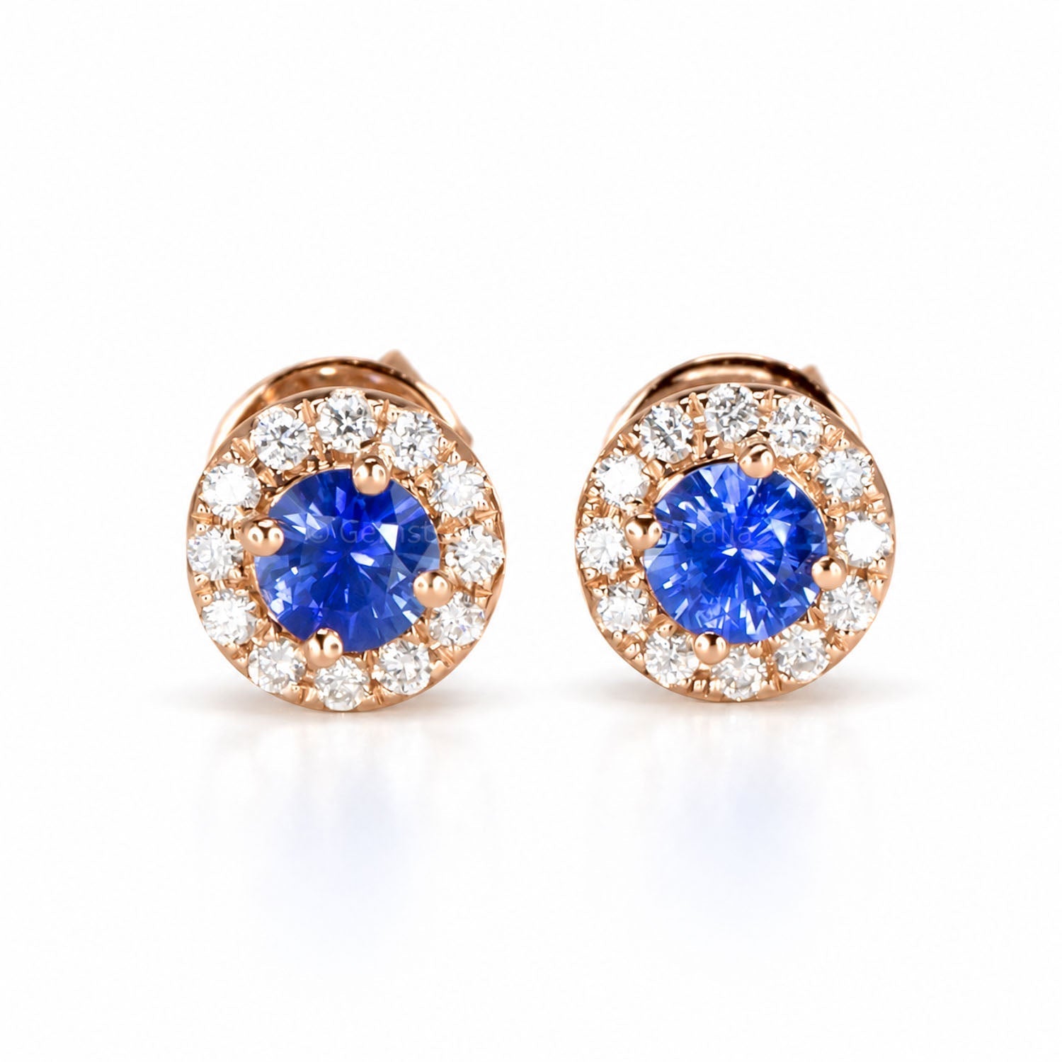 Blue Sapphire Earrings