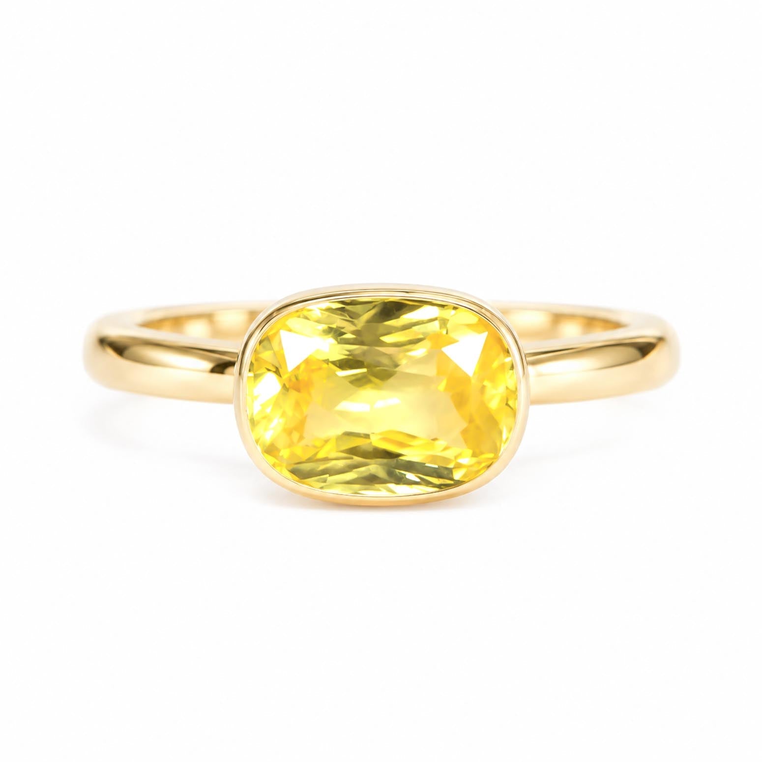 Yellow Sapphire Rings