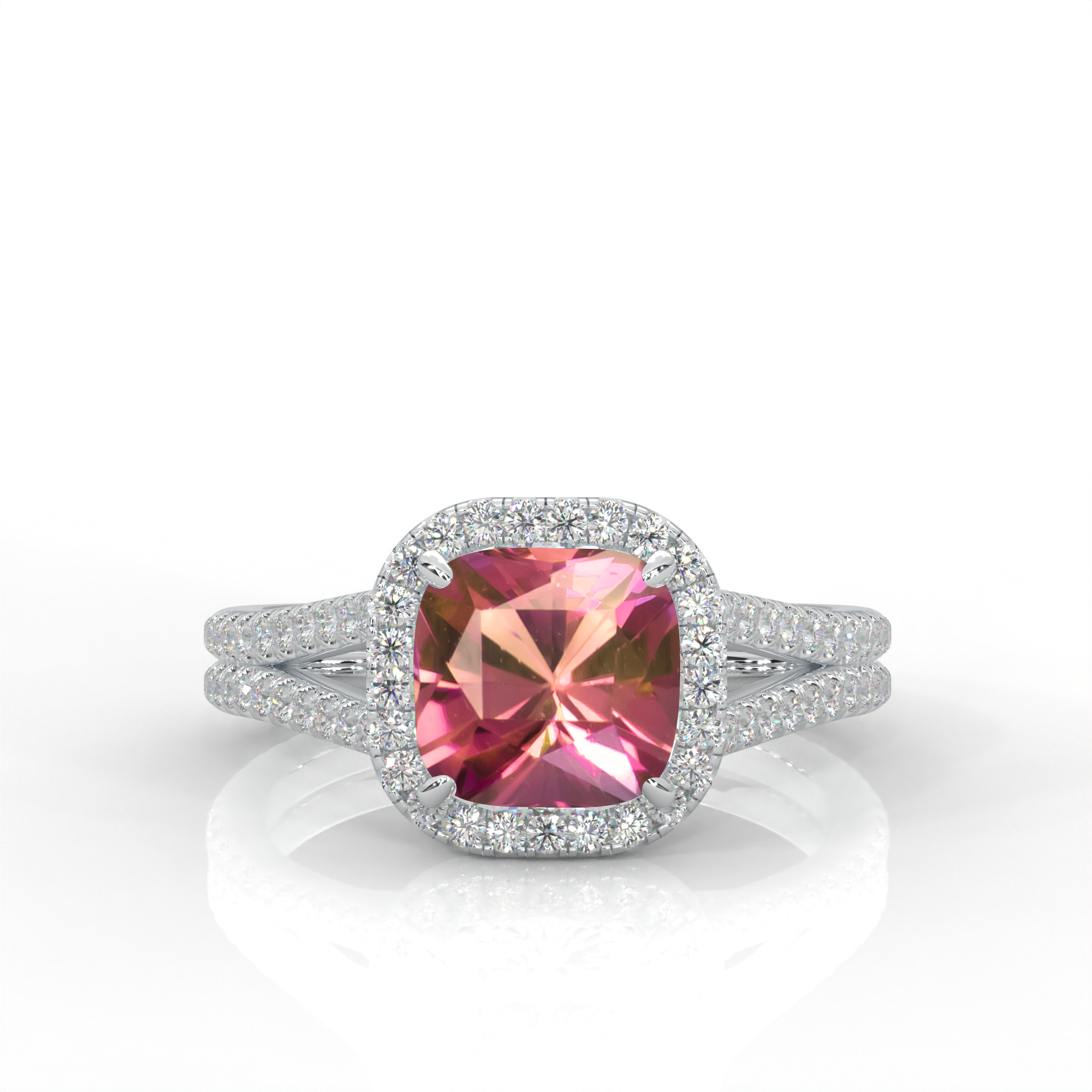 Padparadscha Sapphire Ring