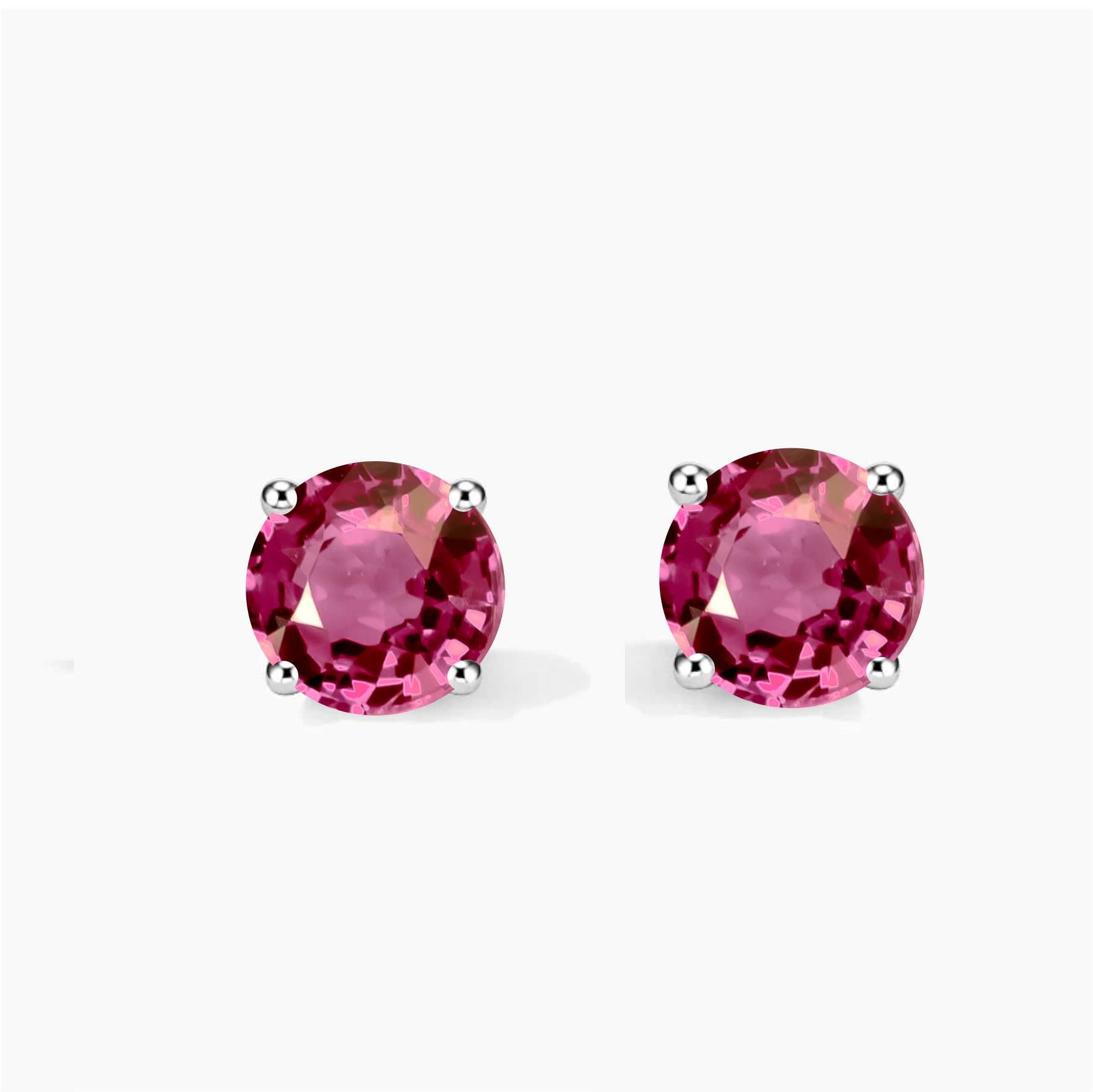 Pink Sapphire Earrings