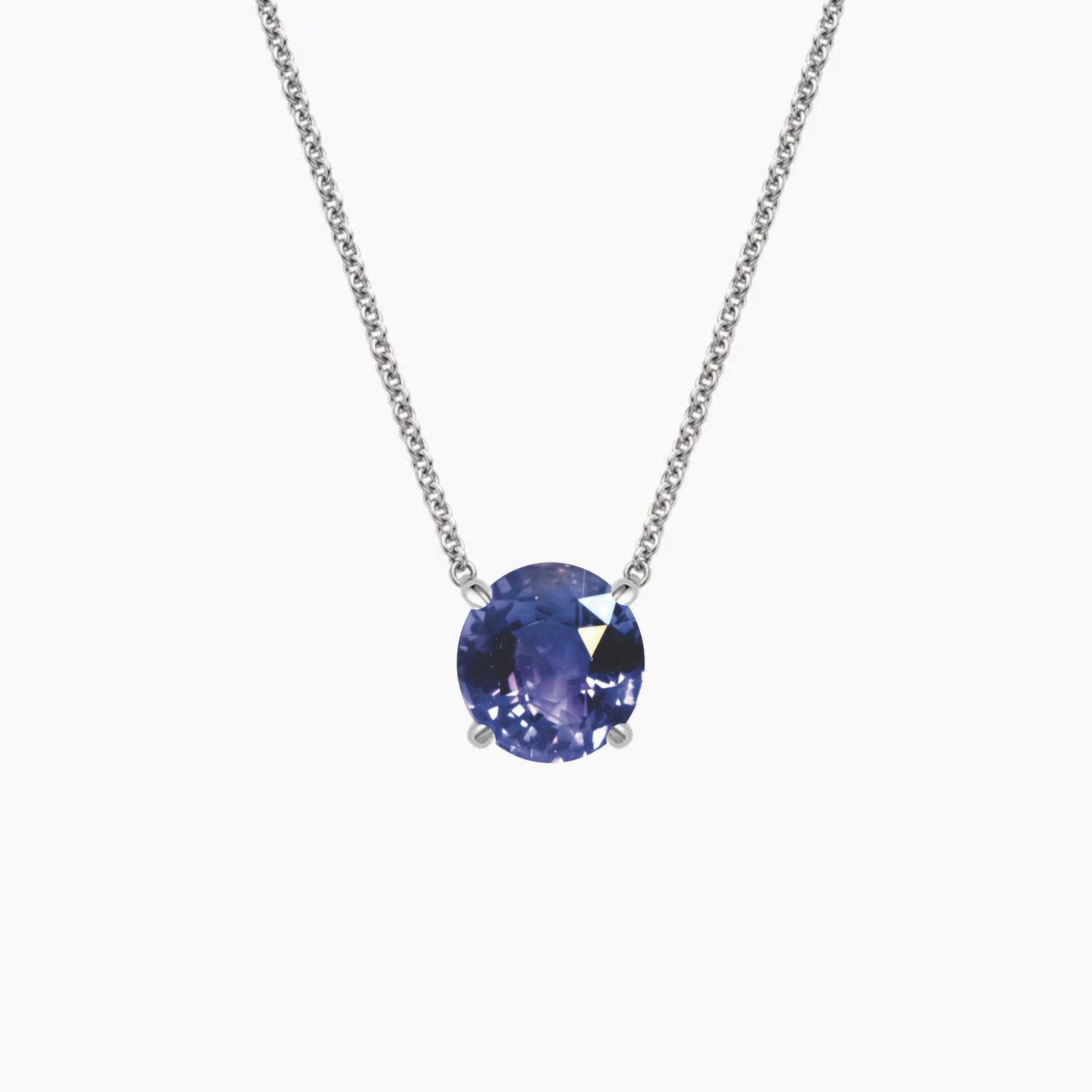 Purple Sapphire Pendants