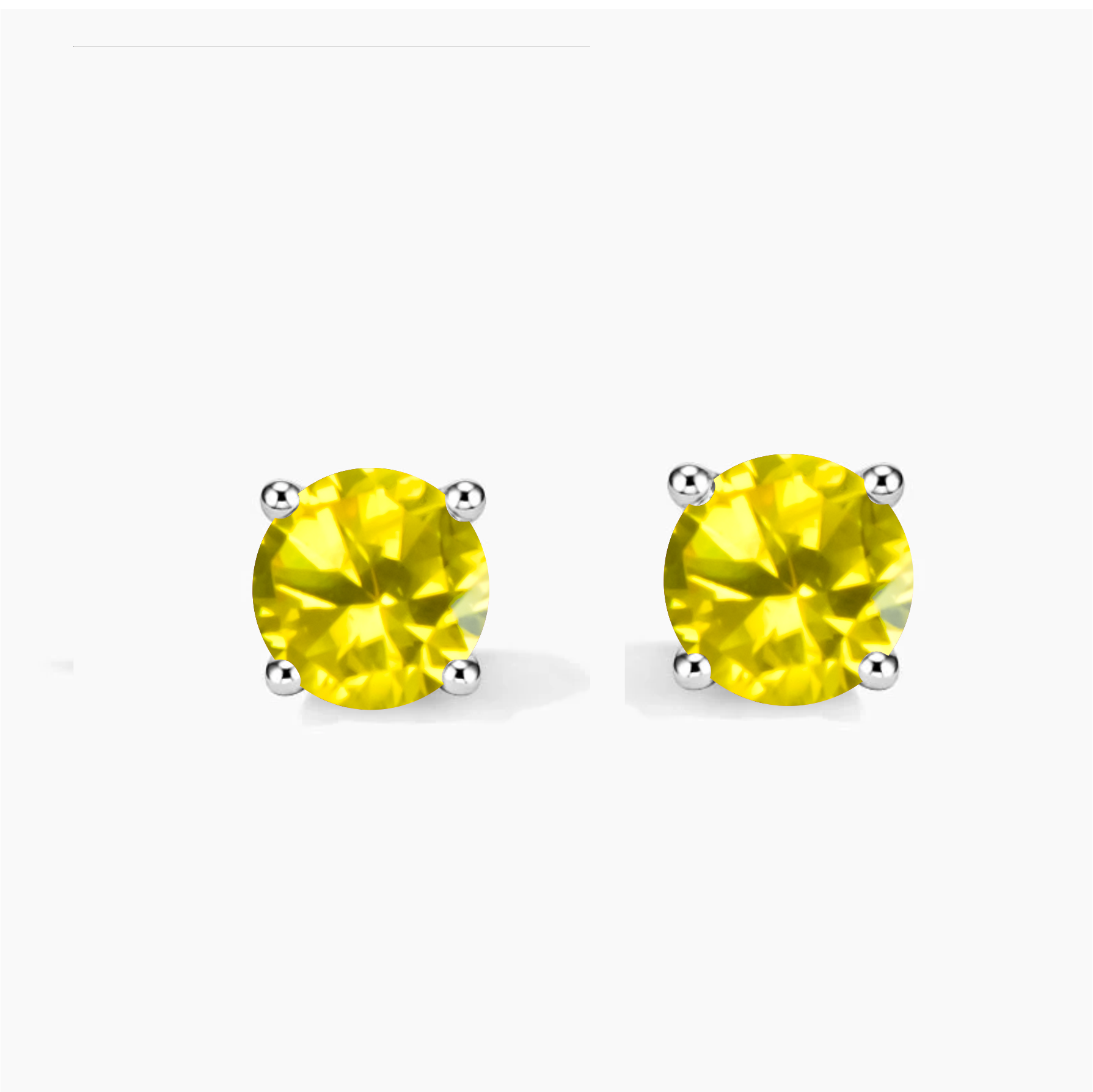 Yellow Sapphire Earrings