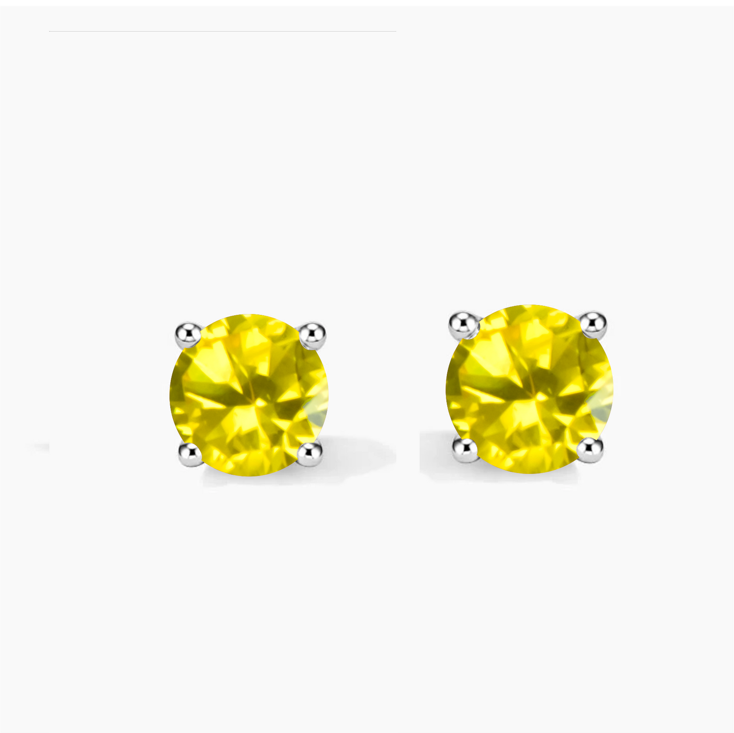 Yellow Sapphire Earrings