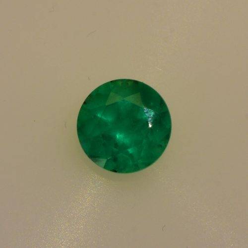 7.3 mm  Round  Colombian Emerald