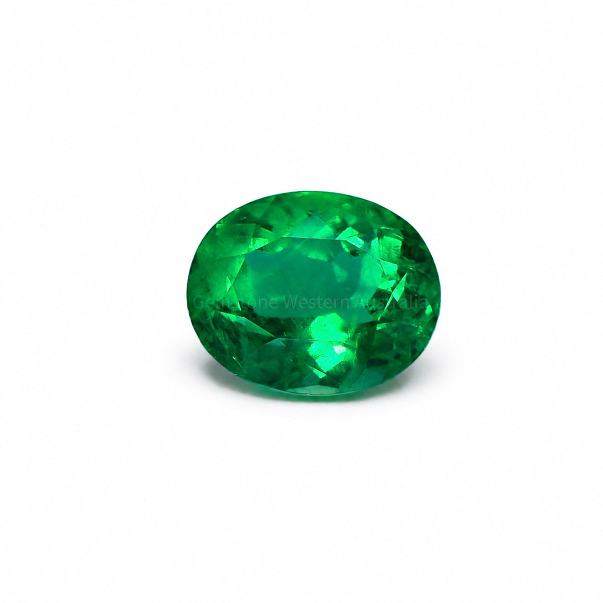 9.4 ct natural Colombian emerald, oval cut loose gemstone