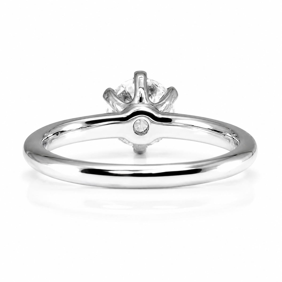 1.0 Carat GIA Certified Round Brilliant Diamond in Platinum Solitaire Setting