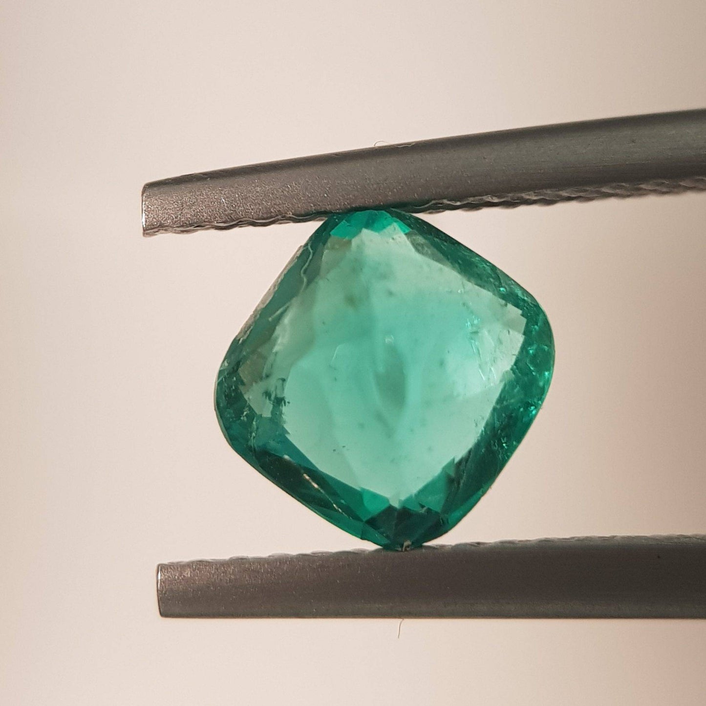 1.0 Carats Colombian Emerald Cushion