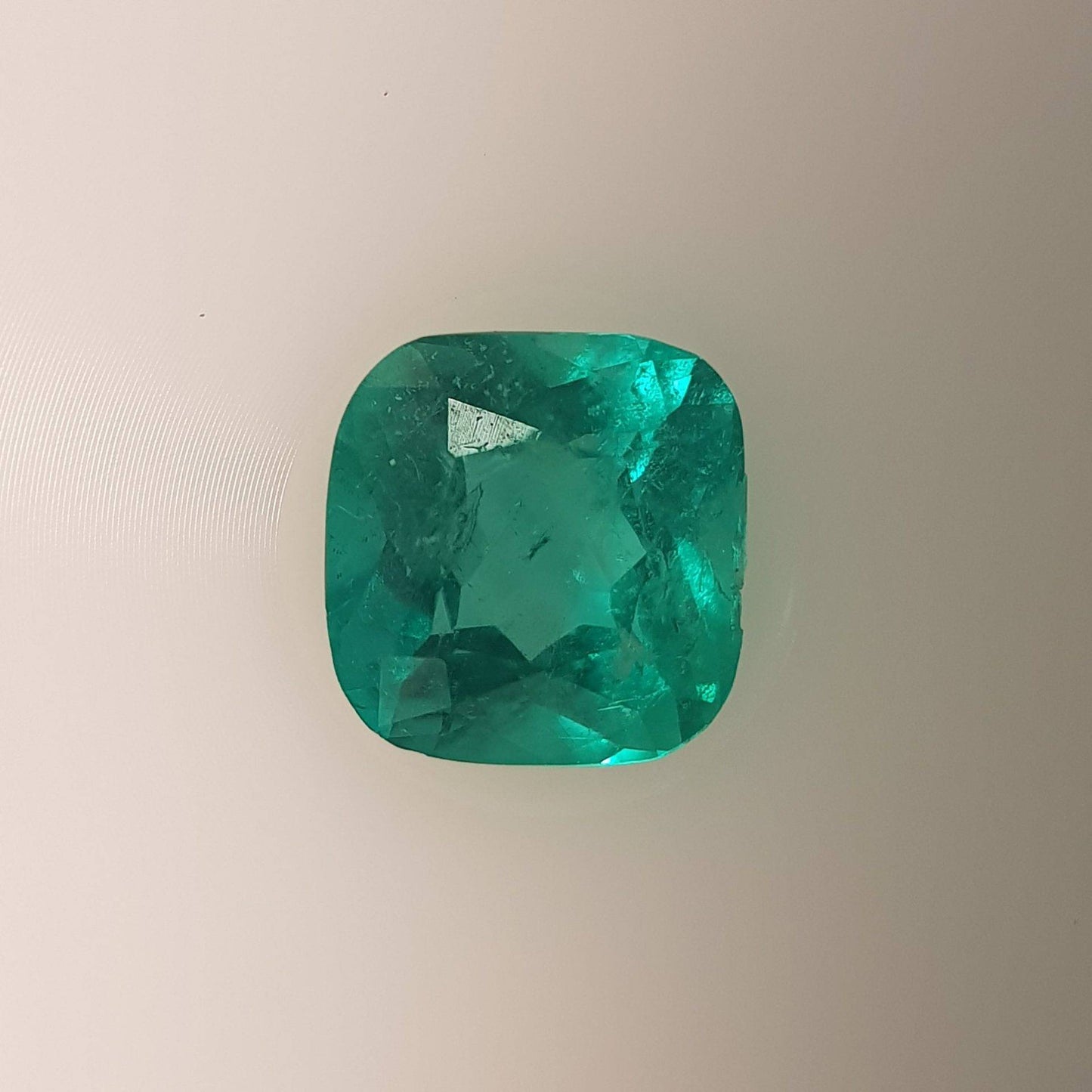 1.0 Carats Colombian Emerald Cushion