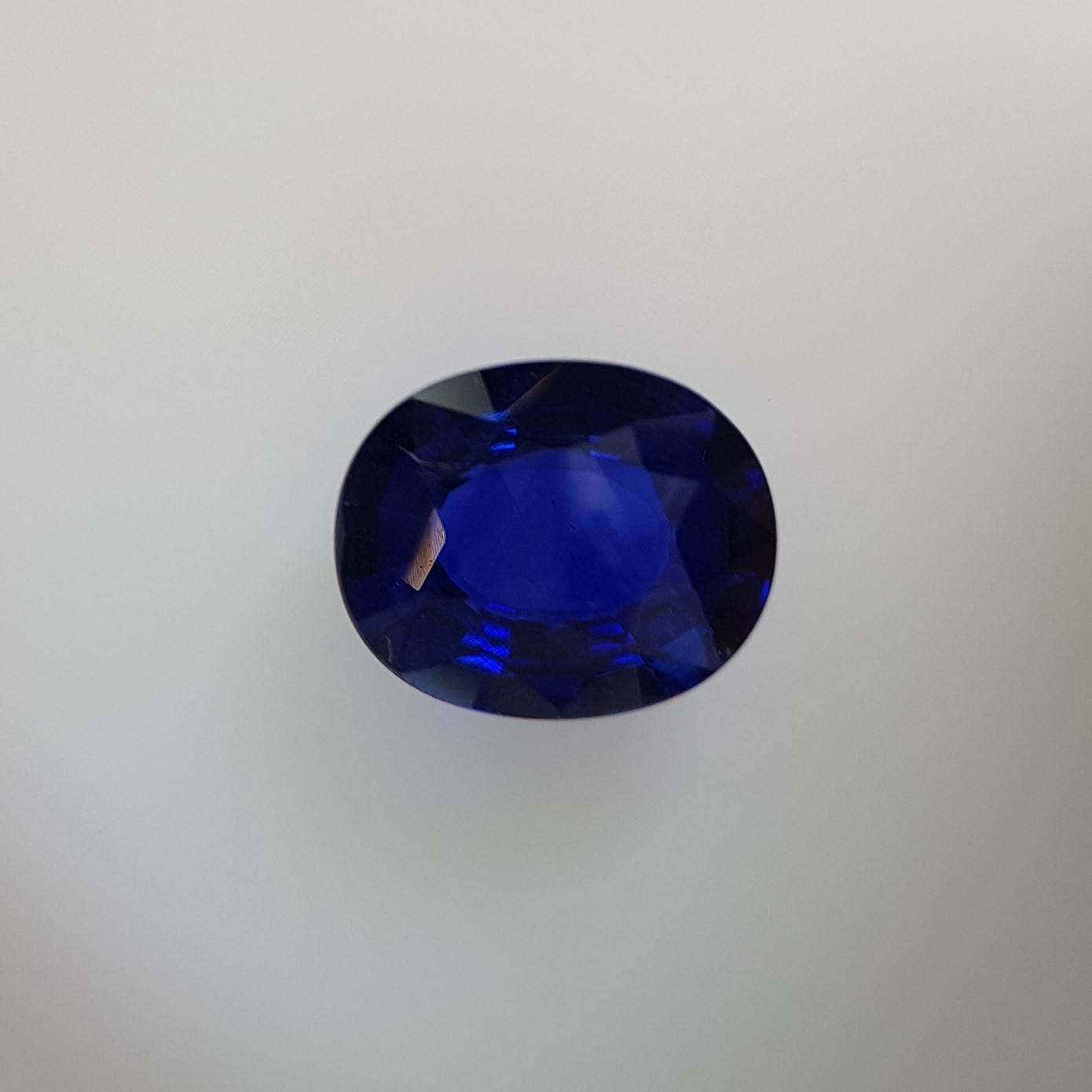 2.1 Carats Blue Sapphire Oval Shape