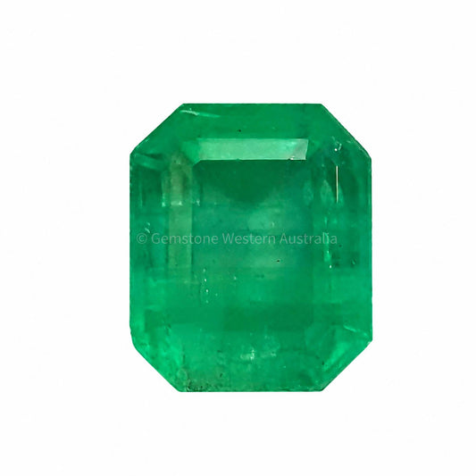 6.10 ct natural Colombian emerald, emerald cut loose gemstone