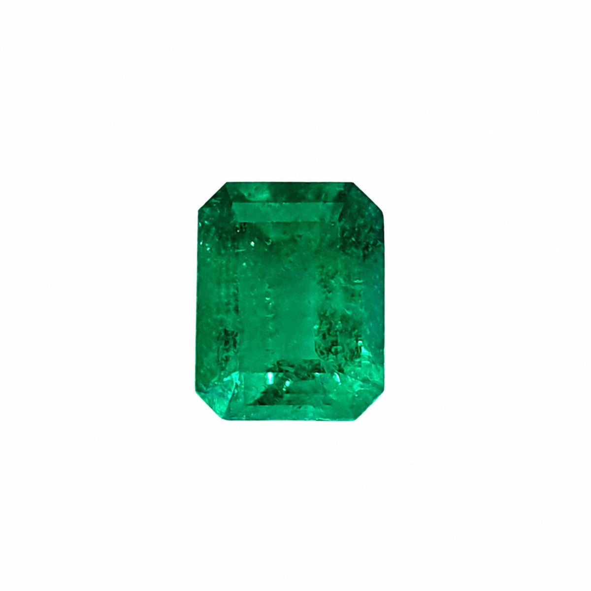 1.90 ct GIA certified natural Colombian emerald, emerald cut